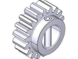 PIGNION MODULE M4 Z=18 BY-3500T